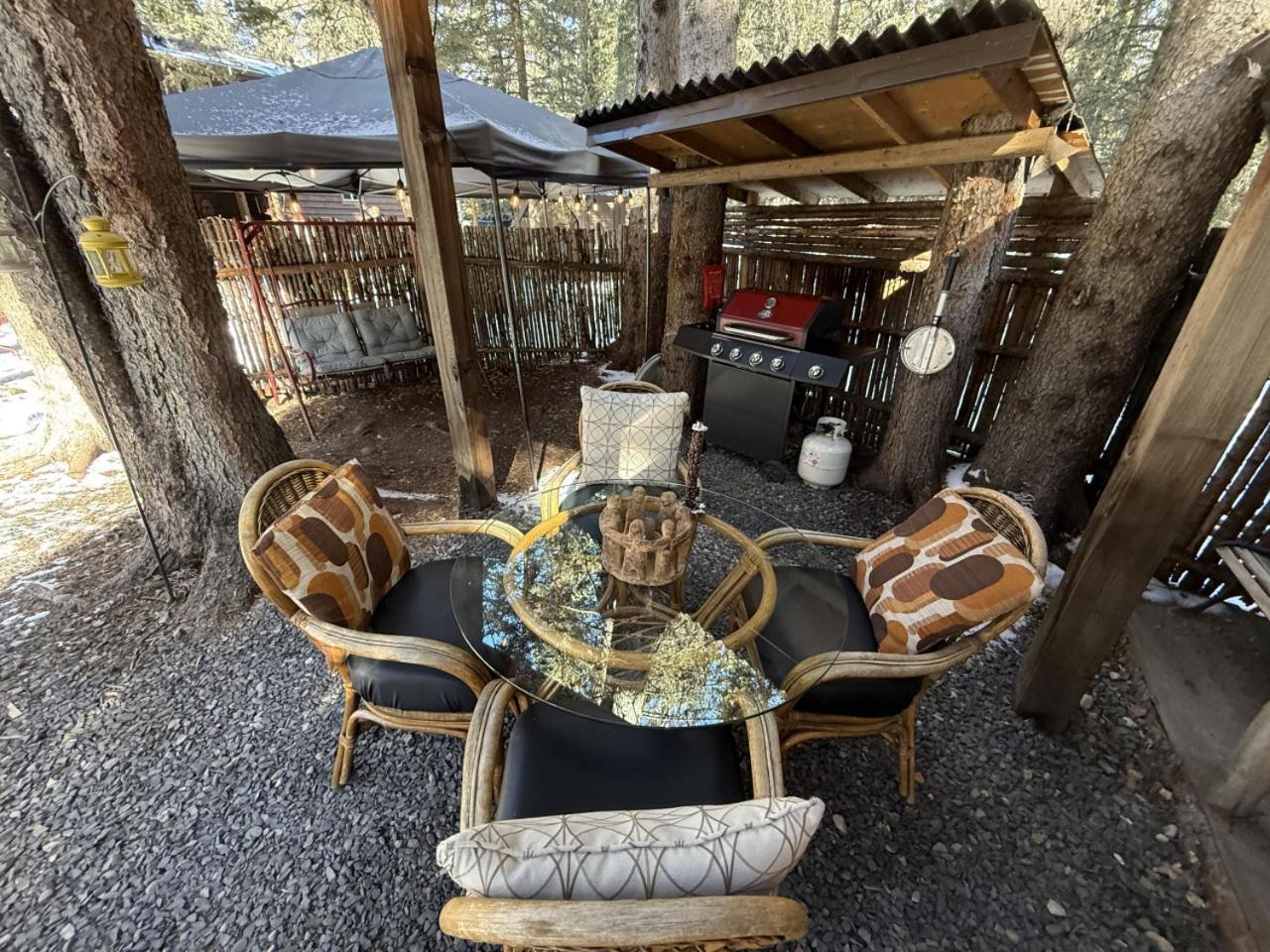 Rustic Cozy Cabin With Hot Tub Bragg Creek Экстерьер фото